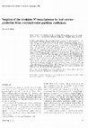 Research paper thumbnail of Sorption of the cytokinin N6-benzyladenine by leaf cuticles: prediction from n-octanol:water partition coefficients