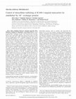 Research paper thumbnail of Control of intracellular trafficking of ICAM-1-targeted nanocarriers by endothelial Na<sup>+</sup>/H<sup>+</sup>exchanger proteins