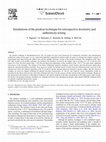 Research paper thumbnail of Simulations of the predose technique for retrospective dosimetry and authenticity testing