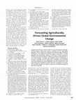 Research paper thumbnail of Forecasting Agriculturally Driven Global Environmental Change