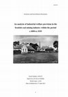 Research paper thumbnail of An analysis of industrial welfare provision in the Scottish coal mining industry within the period c.1890 to 1939.