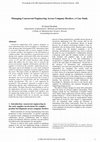 Research paper thumbnail of Managing concurrent engineering across company borders: a case study