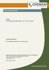 Research paper thumbnail of IRAN / Presidential Elections 14th June 2013