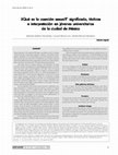 Research paper thumbnail of Qué es la coerción sexual?* * * * * significado, tácticas