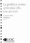 Research paper thumbnail of CURSO DE CIENCIA POLÍTICA: LOS ACTORES