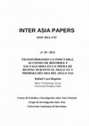 Research paper thumbnail of Rafael Caro Repetto, "Transformando lo inmutable. Acciones de reforma y salvaguarda en la ópera de Beijing durante el siglo XX y primera década del siglo XXI".  n.29/2012