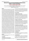 Research paper thumbnail of Network Issues for Virtual Desktop Infrastructure