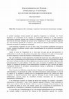 Research paper thumbnail of Une Expérience en Tunisie : Enseigner la Statistique aux Futurs Ingénieurs Statisticiens