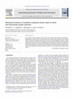 Research paper thumbnail of Mechanical behavior of sandwich composite beams made of foams and functionally graded materials