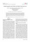 Research paper thumbnail of Gender Inequality and Its Effects in Females Torture Survivors