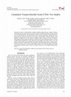 Research paper thumbnail of Cumulative Trauma Disorders Scale Article