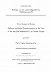 Research paper thumbnail of From Copper to Bronze. Cultural and Social Transformations at the Turnof the 3rd/2nd Millennia B.C. in Central Europe. Gewidmet PhDr. Václav Moucha, CSc. anlässlich seines 80. Geburtstages. Herausgegeben von Martin Bartelheim, Jaroslav Peška, Jan Turek