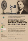 Research paper thumbnail of Lecture entitled: “Il riordino e la valorizzazione on-line dell'archivio Doniselli” during the meeting: “Casimiro Doniselli (1876-1960): un pioniere della psicologia italiana tra Milano e Civate in Civate (Lecco), November 15th, 2013.