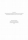 Research paper thumbnail of 2011 Tesis Doctoral: “Terapia Ocupacional: una disciplina para la autonomía. Prácticas y discursos de subjetividad y gubernamentalidad en torno a una ciencia emergente" 