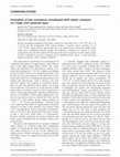 Research paper thumbnail of Formation of low resistance nonalloyed Al/Pt ohmic contacts on n-type ZnO epitaxial layer