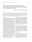 Research paper thumbnail of ‘Sealed Amphora Stoppers and Tradesmen in Greco-Roman Egypt: Archaeological, Papyrological and Inscriptional Evidence’