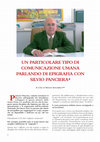 Research paper thumbnail of 273 - Un particolare tipo di comunicazione umana parlando di epigrafia con Silvio Panciera