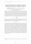 Research paper thumbnail of Numerical simulations of techniques related to utility function and price elasticity estimators