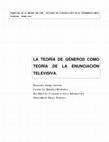 Research paper thumbnail of Interpretación, cognición y teoría de géneros televisivos