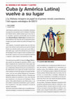 Research paper thumbnail of Sobre Cuba y USA hoy