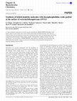 Research paper thumbnail of Synthesis of Hybrid Dendritic Molecules with Diazaphospholidine Oxide Grafted at the surface of Octavinyl-silsesquioxane (OVS)