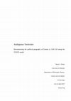 Research paper thumbnail of Ambiguous Territories. Reconstructing the political geography of Estonia in 1200 AD using the XTENT model (MA thesis)