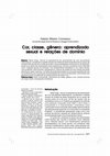 Research paper thumbnail of Cor, classe, gênero: aprendizado sexual e relações de domínio