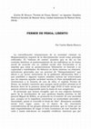 Research paper thumbnail of Fermín de Pesoa, liberto