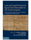 Research paper thumbnail of Law and Legal Practice in Egypt from Alexander to the Arab Conquest