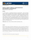 Research paper thumbnail of Sujeto y cultura: Saberes y representaciones poscoloniales y posmodernos