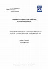 Research paper thumbnail of ETUDE SUR LA TRADUCTION THEÂTRALE EUROPE/MONDE ARABE