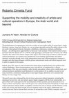 Research paper thumbnail of Relocating Arab Arts and Cultural Practices in the Contemporary World