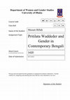 Research paper thumbnail of Pritilata Waddeder and contemporary gender history