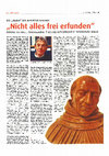 Research paper thumbnail of "Nicht alles frei erfunden". Die "Magie" des Albertus Magnus. In: Kath. Sonntagszeitung für Deutschland 120 Jg. 14./15. November 2015, Nr. 46, S. 20-21; zugleich in: neue bildpost, 14./15. November 2015, Nr. 46, S. 20-21