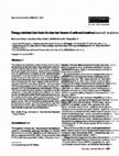 Research paper thumbnail of Drug resistant bacteria in non carbonated mineral waters