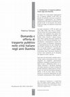 Research paper thumbnail of Domanda e offerta di trasporto pubblico nelle città italiane negli anni Duemila