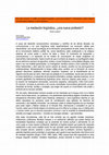 Research paper thumbnail of La mediación lingüística, ¿una nueva profesión? Versión postprint