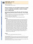 Research paper thumbnail of Dietary fat subgroups, zinc and vegetable components are related to urine F 2a -isoprostane concentration, a measure of oxidative stress, in midlife women 1 NIH Public Access