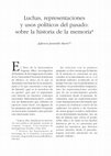 Research paper thumbnail of Las luchas por la memoria en América Latina -Eugenia Allier, México