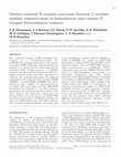 Research paper thumbnail of Distinct retinoid X receptor activation function-2 residues mediate transactivation in homodimeric and vitamin D receptor heterodimeric contexts