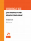 Research paper thumbnail of Incorporación social en Centroamérica: trayectorias, obstáculos y oportunidades. (Colaboración con Diego Sánchez y Juliana Martínez)