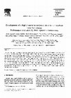 Research paper thumbnail of Development of a highly sensitive enzyme-linked immunosorbent assay for atrazine Performance evaluation by flow injection immunoassay