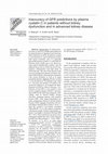 Research paper thumbnail of Inaccuracy of GFR predictions by plasma cystatin C in patients without kidney dysfunction and in advanced kidney disease