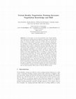 Research paper thumbnail of Virtual reality negotiation training increases negotiation knowledge and skill