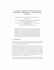 Research paper thumbnail of A Cognitive Model for the Generation and Explanation of Behaviour in Virtual Training Systems