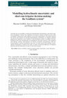 Research paper thumbnail of Modelling hydroclimatic uncertainty and short-run irrigator decision making: the Goulburn system