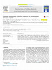 Research paper thumbnail of Optimum concentration of Bacillus megaterium for strengthening structural concrete