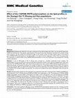 Research paper thumbnail of Effect of the 3'APOB-VNTR polymorphism on the lipid profiles in the Guangxi Hei Yi Zhuang and Han populations