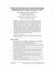 Research paper thumbnail of Flame front detection and characterization using conditioned particle image velocimetry (CPIV)