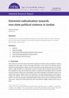 Research paper thumbnail of Helpdesk Report - Extremist Radicalisation towards Non-State Political Violence in Jordan